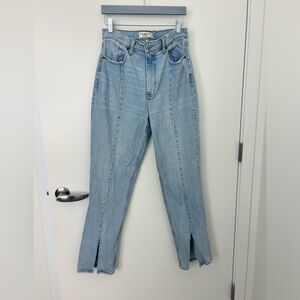 Abercrombie and Fitch curve love 90s straight jeans